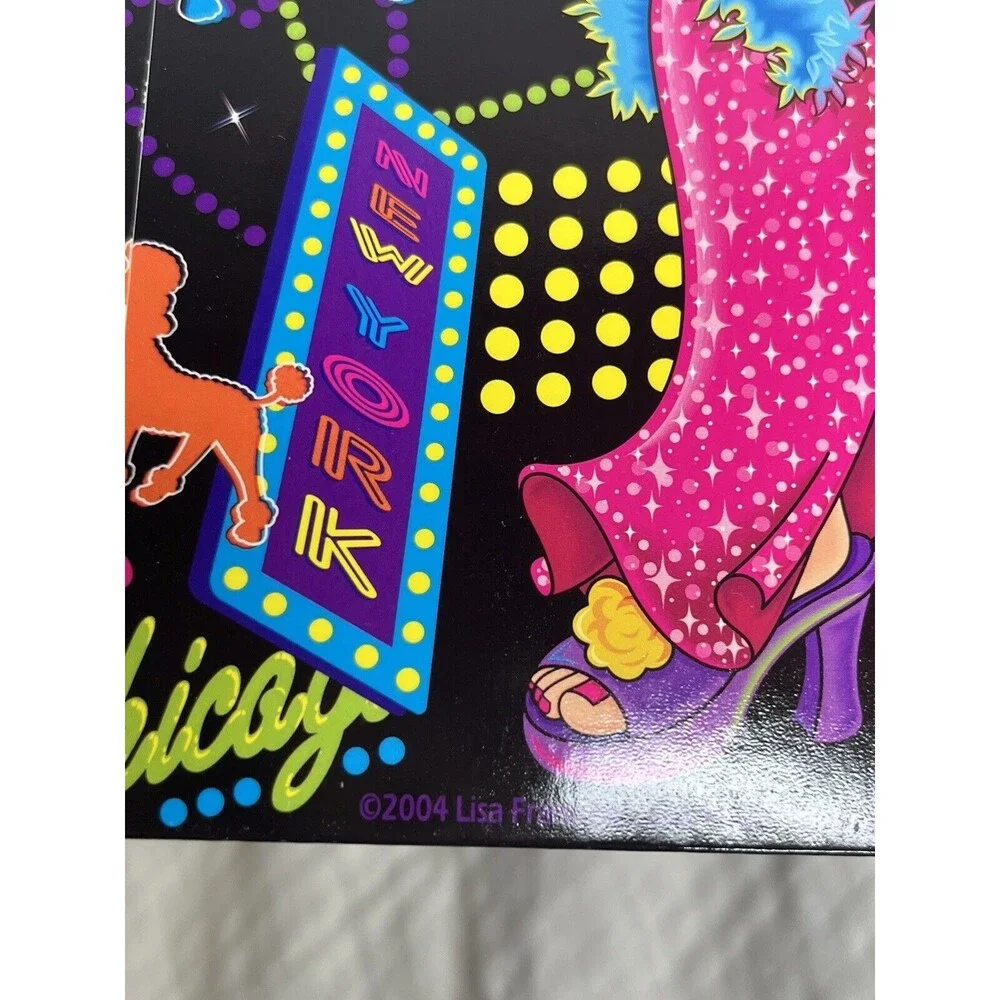 RARE LISA FRANK Glamour Girl Folder Y2K VHTF 3 Hole Folder Lisa Frank Club